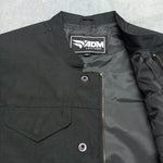 ADM Leather SOA Style Cordura Motorcycle Vest for Men _Concealed Carry,Riding Club Vest ADM LEATHER