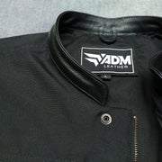 ADM Men’s Cordura Leather SOA Motorcycle Vest – Concealed Carry, Club Style, Tactical Rider Gear ADM LEATHER